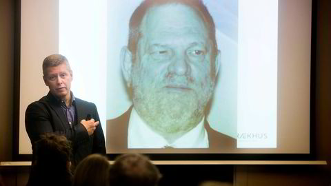 President Curt A. Lier i Norges Juristforbund beskriver Metoo-kampanjen, som startet med overgrepsanklager mot Hollywood-produsenten Harvey Weinstein (bildet i bakgrunn), som en øyeåpner.