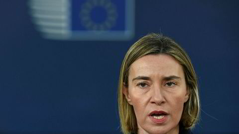 EUs utenrikssjef Federica Mogherini advarer Donald Trump.