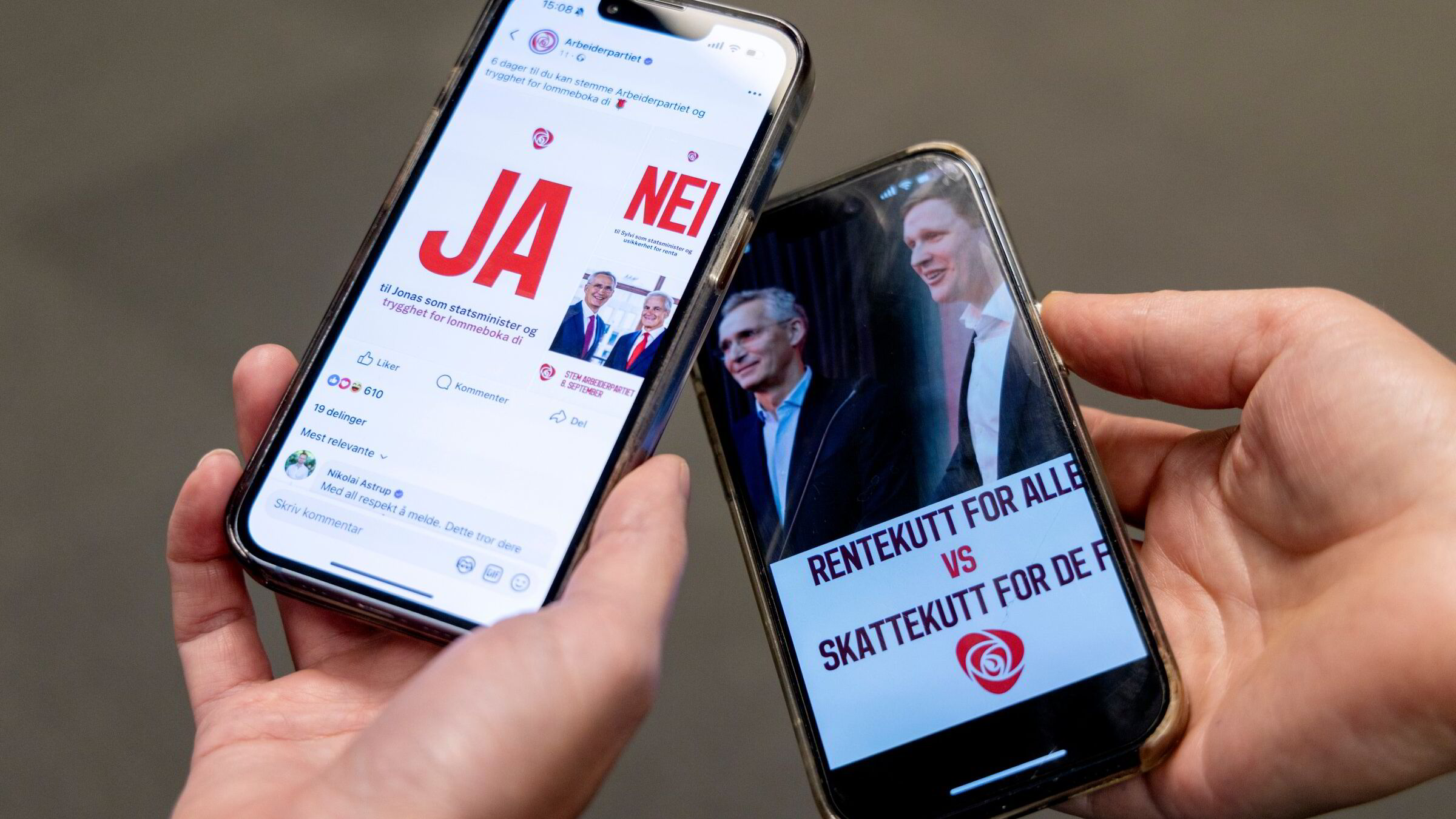 Ap lover «rentekutt for alle» i annonsekampanje. – Skamløse, sier Nikolai Astrup (H)