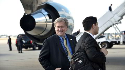 Prorussiske politikere i Montenegro kjemper for at USA sier nei til Nato-medlemskap for landet. De ber Donald Trumps rådgiver Steve Bannon gripe inn.  Foto: Nicholas Kamm/AFP/NTB Scanpix