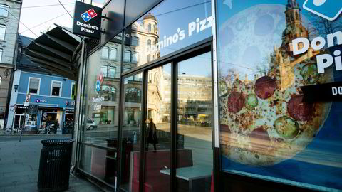 Per dags dato har Domino's 56 utsalgssteder i Norge, hvorav ni er Dolly Dimple's og 47 er Domino's.