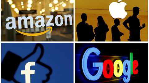 Flere av de store teknologiselskapene i USA, deriblant Amazon og Apple, falt kraftig på Wall Street torsdag.