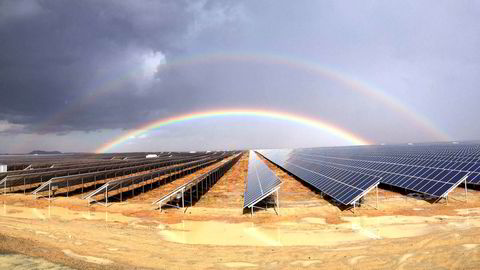 Scatec Solars solpark i Kalkbult i Sør-Afrika.