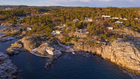Hyttemarkedet i Norge har økt kraftig så langt i 2025. Bildet er fra Grimstad.