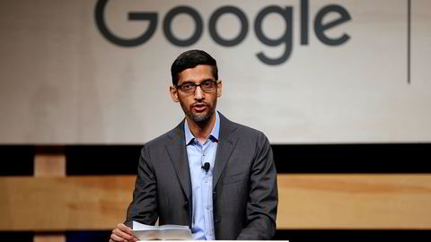 Google-toppsjef Sundar Pichai.