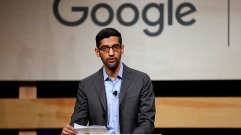 Google-toppsjef Sundar Pichai.