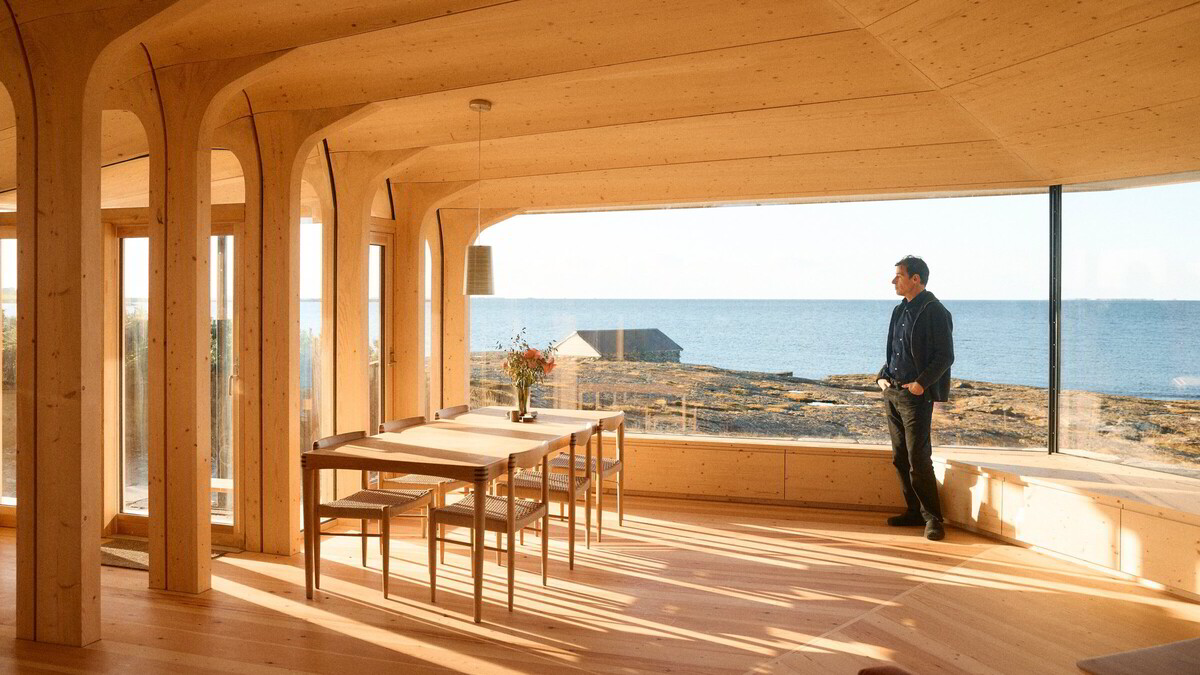 Arkitektene brukte 12 år på å tegne sin nye drømmehytte