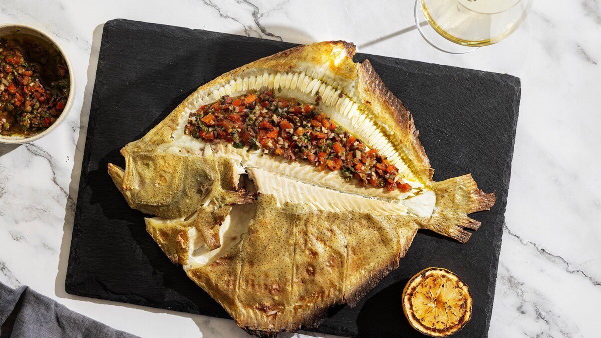 Slik serverer du grillet piggvar. (+) | DN