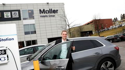 Konsernsjef i Møller Mobility Group, Petter Hellman, kan se tilbake på et år med milliardoverskudd.