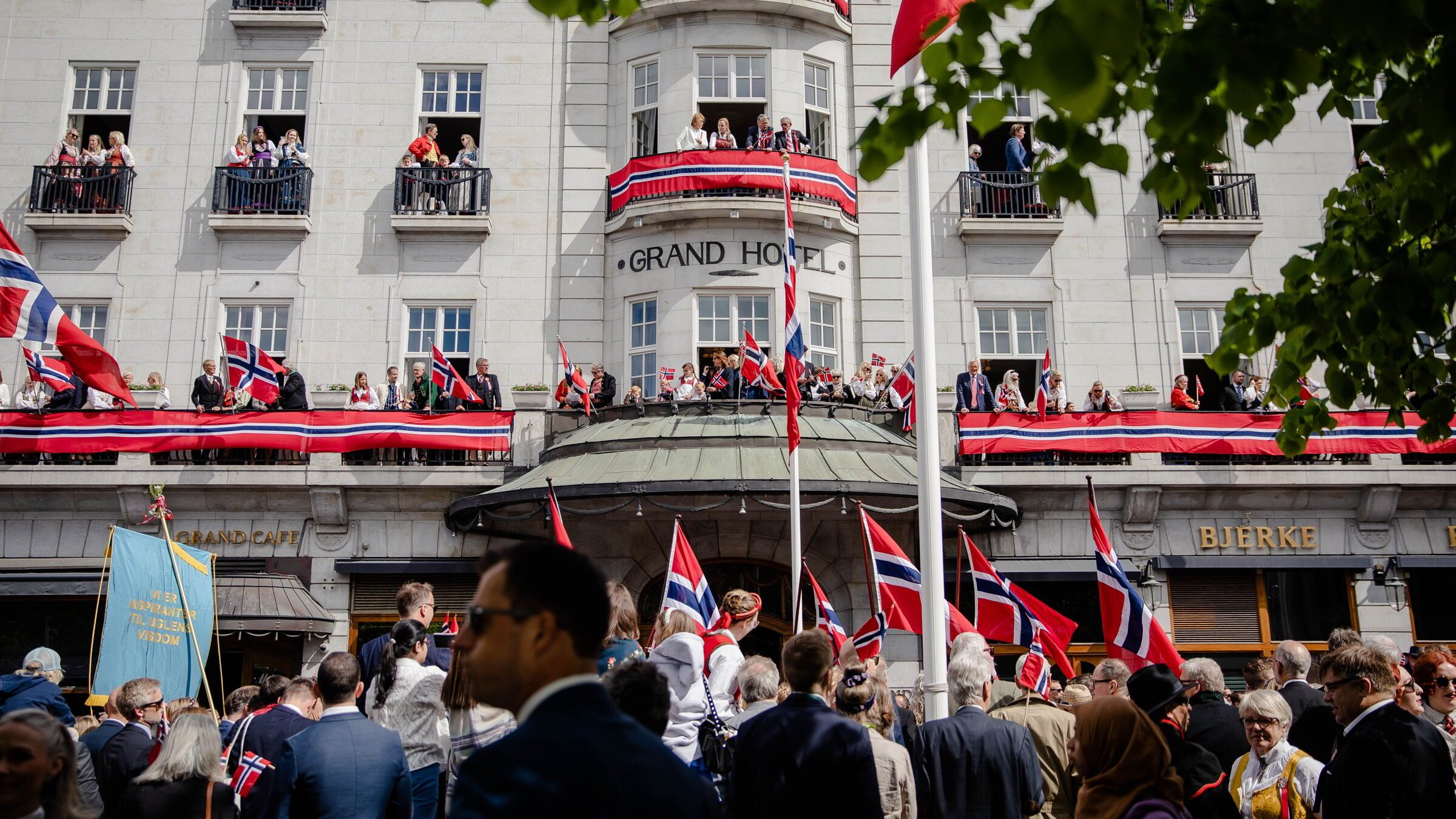 Hei Schweiz i rødt, hvitt og blått