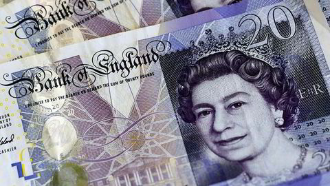 Verdien av britiske pund falt ni prosent i løpet 40 sekunder natt til 7. oktober i år.