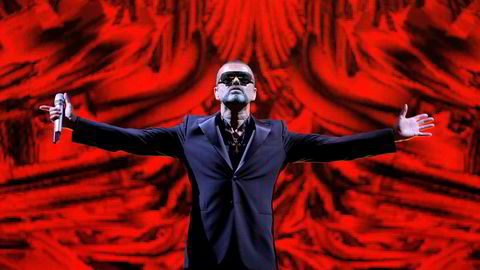 George Michael på scenen i operahuset i Paris i 2012