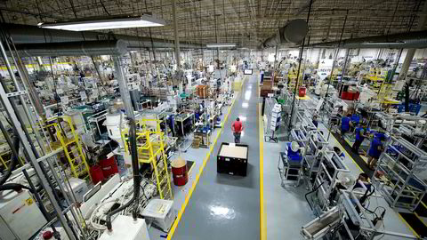 Kongsberg Automotive tar plass i Sparebank 1 Markets' portefølje. Her fra selskapets produksjonsanlegg i Matamoros i Mexico