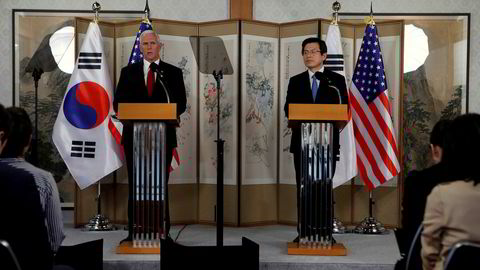 – Vi er enige om å styrke vår allianse ytterligere, for å møte de trusler som Nord-Korea utgjør, sa Sør-Koreas fungerende president Hwang Kyo-ahn under en felles pressekonferanse med USAs utenriksminister Rex Tillerson mandag.