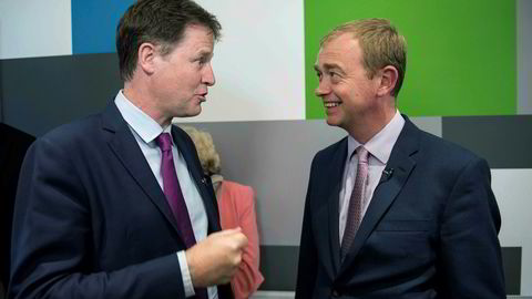Liberaldemokratenes leder Tim Farron (til høyre) har utelukket at partiet vil gå inn i en koalisjon med De konservative. Partiets tidligere leder Nick Clegg, som satt i en koalisjonsregjering fra 2010 til 2015, har mistet plassen i Parlamentet.