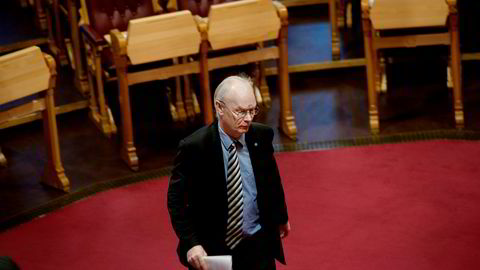 Senterpartiets Per Olaf Lundteigen var saksordfører da Stortinget tirsdag behandlet kongehusets økonomi. Regjeringen fikk det ikke som den ville.
