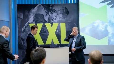 (Fra venstre) Krister Pedersen , Tolle Grøterud og konsernsjef Fredrik Steenbuch i XXL