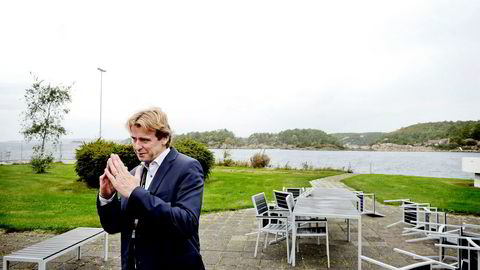 Frode Jensen overtok i fjor som administrerende direktør for hardt prøvede National Oilwell Varco Norway, som har  hovedkontor her ved Korsvikfjorden øst for Kristiansand.