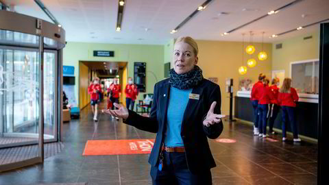 Hotelldirektør Anja Syversen-Hjellestad på Thon Hotel Oslo Airport er evig optimist, men erkjenner at det ser mørkt ut.