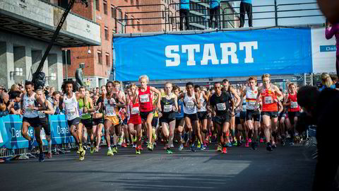 Oslo Maraton er blitt Norges største mosjonsløp, men har styrt mot minustall i millionklassen i flere år på rad. Her fra løpet i 2014.