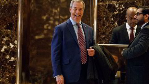 Nigel Farage, fungerende leder i det britiske uavhengighetspartiet Ukip.