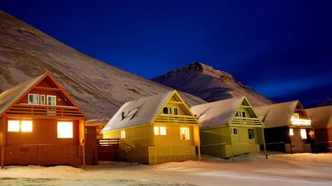 Boliger, Longyearbyen på Svalbard.