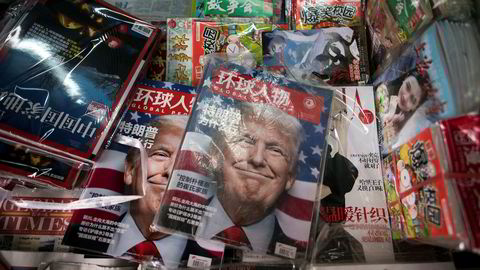 «Hvorfor vant Trump», spør det kinesiske tidsskriftet Global People på forsiden. Kina kan få økt innflytelse i den asiatiske delen av Stillehavsregionen under Donald Trump etter han trekker USA ut av handelssamarbeidet Trans-Pacific Partnership.