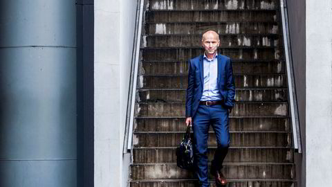 Oslo, Norge 16.09.2015 Administrerende direktør i BN Bank, Gunnar Hovland fotografert på Oslo S. Foto: Adrian Nielsen ---