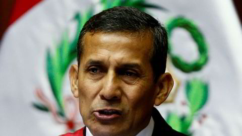 Totalt tre millioner dollar i bestikkelser, over 25 millioner kroner, ble gitt til Perus tidligere president Ollanta Humala, som vant valget i 2011.