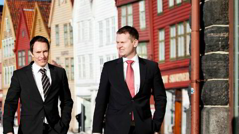 Et nytt søksmål er rettet mot gründerne Erik Egenæs (til venstre) og Endre Tangenes i Nordic Securities, og flere andre sentrale personer i meglerhuset og The Nordic Group.