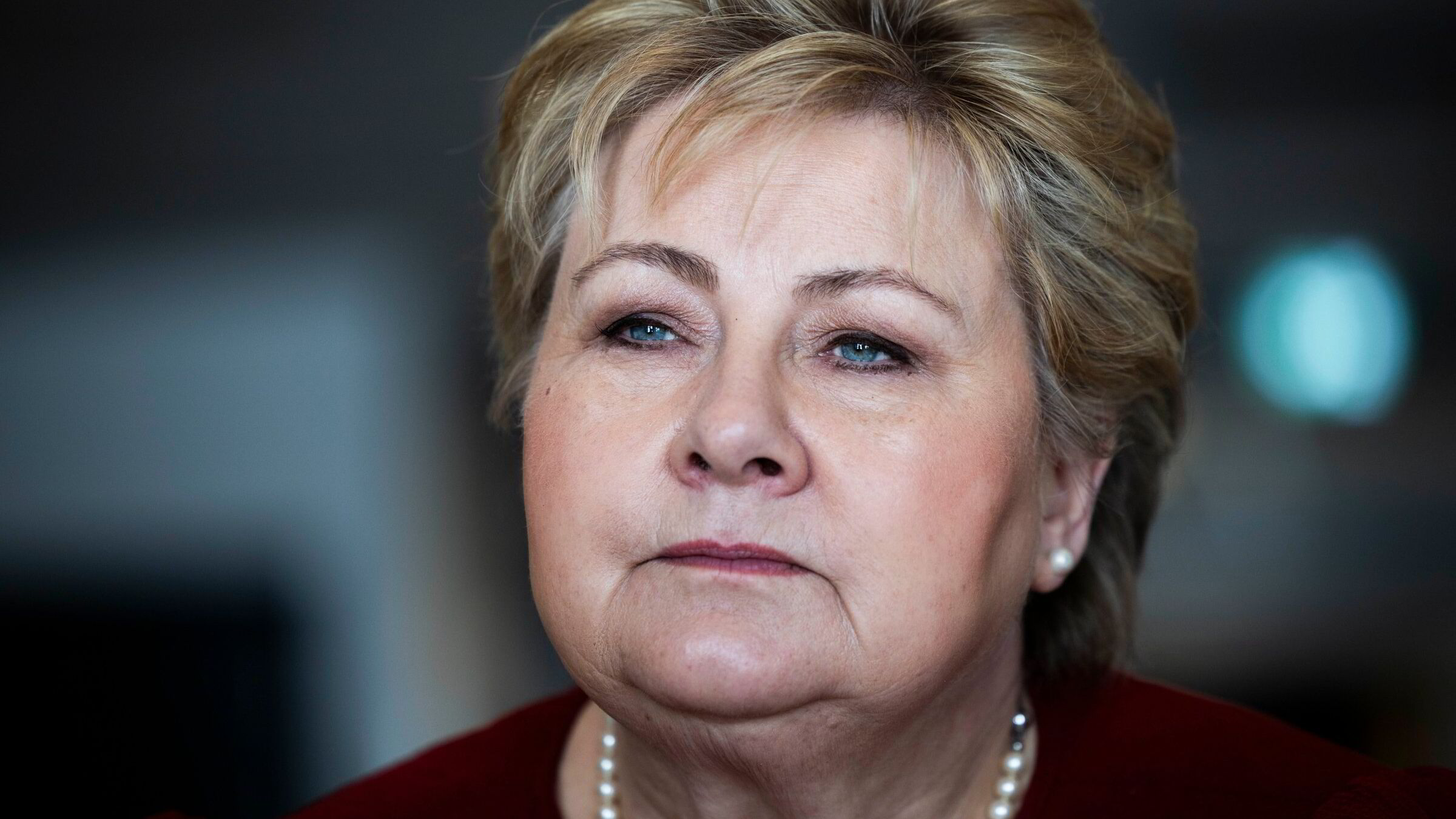 Erna Solberg peker på masseinnvandring som en trussel