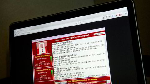 Løsepengeviruset Wannacry fikk mye oppmerksomhet i hele verden. Denne typen cyberkriminalitet gir bakmennene ti milliarder kroner i årlige inntekter.