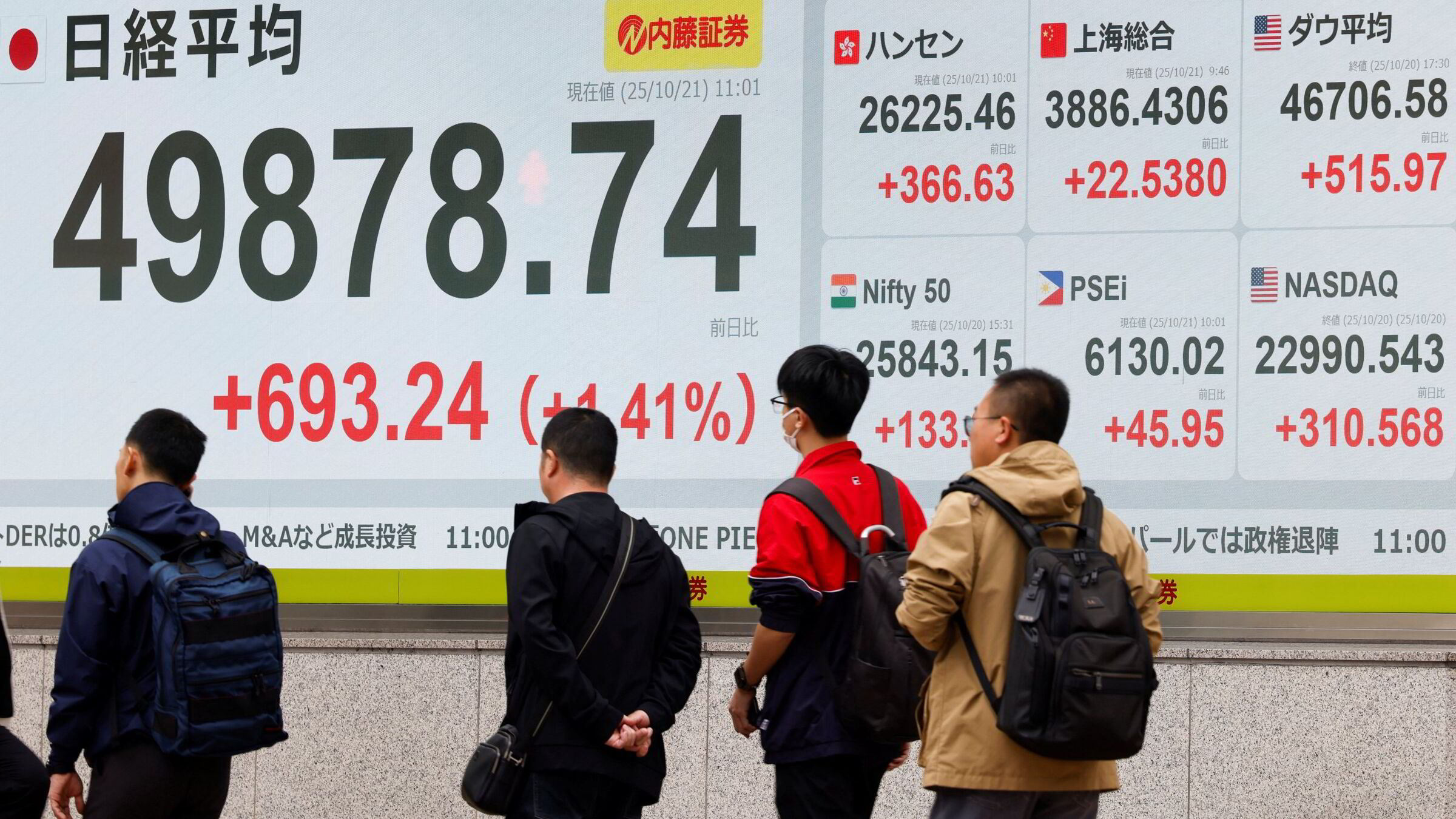 Historisk lederskifte i Japan sender Nikkei til nye høyder