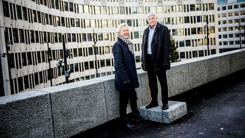 Tore Høifødt (til venstre) og fagsjef Atle Dyregrov i selskapet Nordic Trust, som spesialiserer seg på krisepsykologi- og omdømmehjelp.