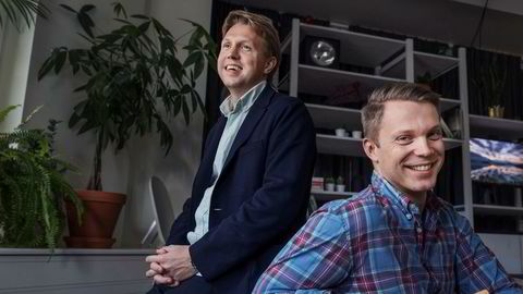 Gründerne Daniel Kjellén (til venstre) og Fredrik Hedberg vil dele sin omfattende teknologiplattform med nordiske konkurrenter og gründerselskaper.