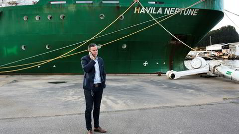 Havila Shipping-sjef Njål Sævik har kjempet for å redde rederiet i over ett år.