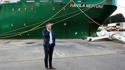 Havila Shipping-sjef Njål Sævik har kjempet for å redde rederiet i over ett år.