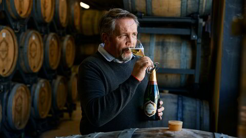 Nicolas Jaeger har jobbet hos champagneprodusent Gratien siden 1990, de siste 18 årene som deres kjellermester.