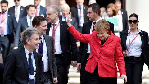 – Vi har skjebnen i våre egne hender, sa Tysklands forbundskansler Angela Merkel under EU-toppmøte på Malta, fredag.  Foto: