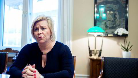 Finansminister Siv Jensen (FrP).