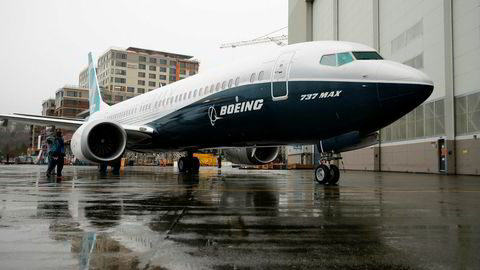 Et Boeing 737 MAX 9 utenfor fabrikken i Renton i delstaten Washington.