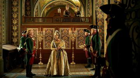 Store deler av «Catherine the Great» er spilt inn i Litauens mange palasser og gir dramaet en storslått ramme.
