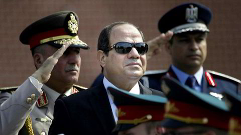 Egypts president Abdel Fattah al-Sisi har kunngjort at han stiller til gjenvalg i presidentvalget til våren. Foto: AP / NTB scanpix
