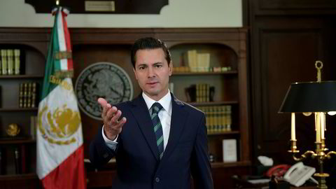 Mexicos president Enrique Pena Nieto med klar melding til USAs president Donald Trump.