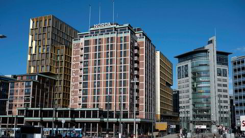 Hotellene i Oslo, her representert ved det største av dem, Clarion The Hub, mistet 65 prosent av alle overnattingene i mars.