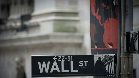 Aksjehandelen på Wall Street vingler tirsdag. / Afp PHOTO / Bryan R. Smith . .