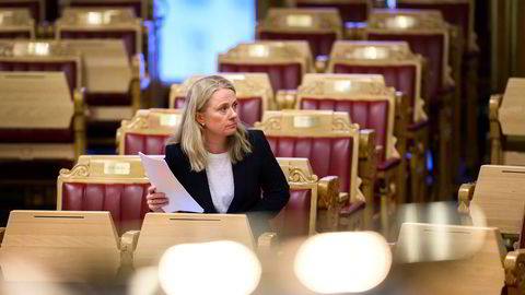 Arbeids- og sosialminister Anniken Hauglie.