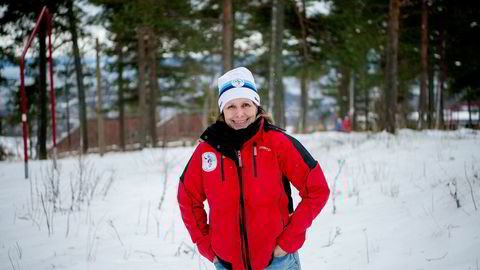 Løypesjef Hege Blichfeldt Sheriff i Skiforeningen anslår at 250.000 av Stor-Oslos befolkning går på ski hver vinter.