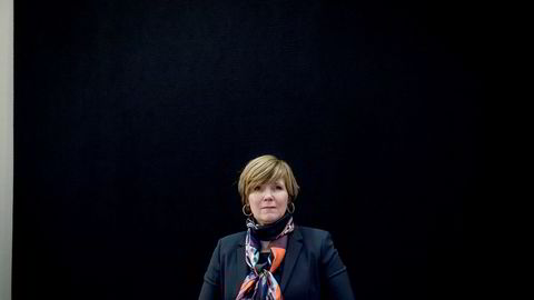 Tidl. direktør i SSB Christine Meyer før sin forklaring om SSB-saken for Stortingets kontrollkomite onsdag ettermiddag.