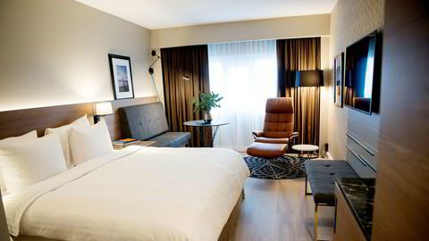 Oslo-hotellene går en tung sommer i møte, Her fra  Radisson Blu Plaza Hotell i hovedstaden.